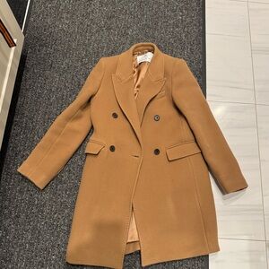 Aritzia cashmere wool dress coat